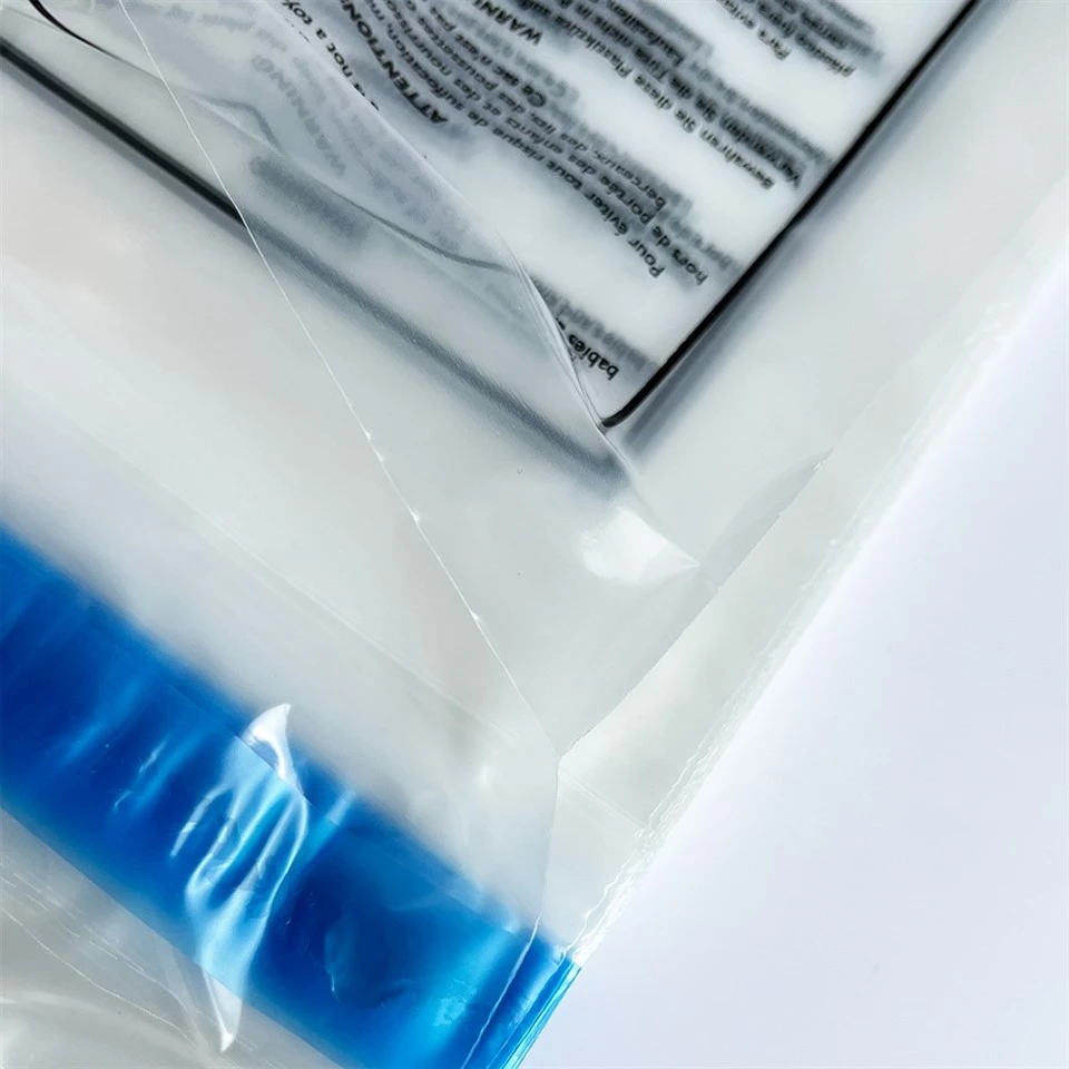transparent self adhesive seal plastic bags